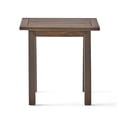thumbnail image 2 of Bang Outdoor Accent Table, 19 Inch, Gray Acacia Wood Slatted Top, 2 of 3
