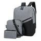 thumbnail image 2 of Xihbxyly En Venta Mochila de Moda de Tres Piezas, Mochila para Hombre, de Negocios, con Carga Usb, para Ordenador Portátil, Perno para Estudiantes de Alta Capacidad, 2 of 7