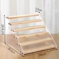 thumbnail image 1 of Langgg Acrylic Riser Counter Jewellery Display Dresser Riser Shelf Showcase Cabinet Stand Rack 30.5x32.5x24.4cm, 1 of 4