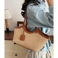 thumbnail image 7 of Straw Tote Bag for Women Woven Raffia Shoulder Bag Adjustable Top Handle Summer Beach Handbag for Casual Vacation Travel, 7 of 7