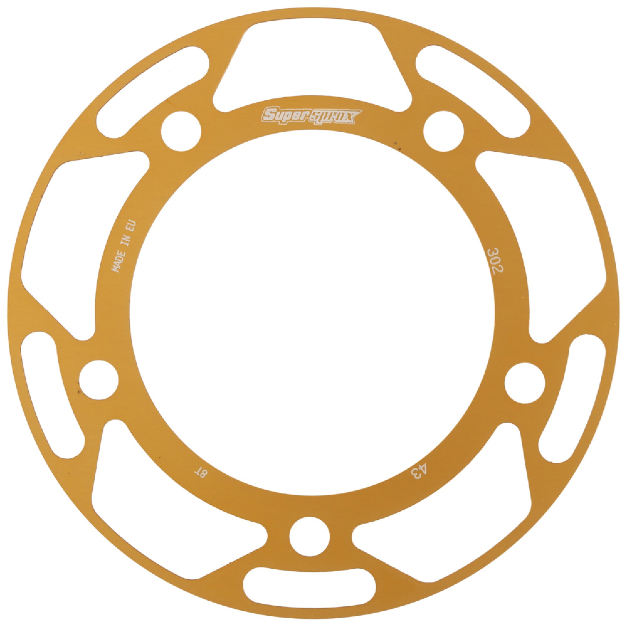 Supersprox Edge Color Disc Gold 43T-RACD-302-43-GLD for Honda CB1100 13-14