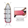 thumbnail image 4 of HELLHERO Peach Gradient Pattern Iron Dust Cover with Hook and Loop Ironing Board Cover Polyester Fiber Fabric, 4 of 5