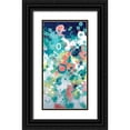 thumbnail image 1 of Allemand, Sue 9x14 Black Ornate Wood Framed with Double Matting Museum Art Print Titled - In the Flower Fields I, 1 of 4