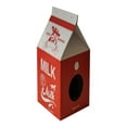 thumbnail image 1 of Cardboard Cat House Corrugated Paper Milk Box Shape Cat Scratching House Bed for Cats Kittens, 1 of 8
