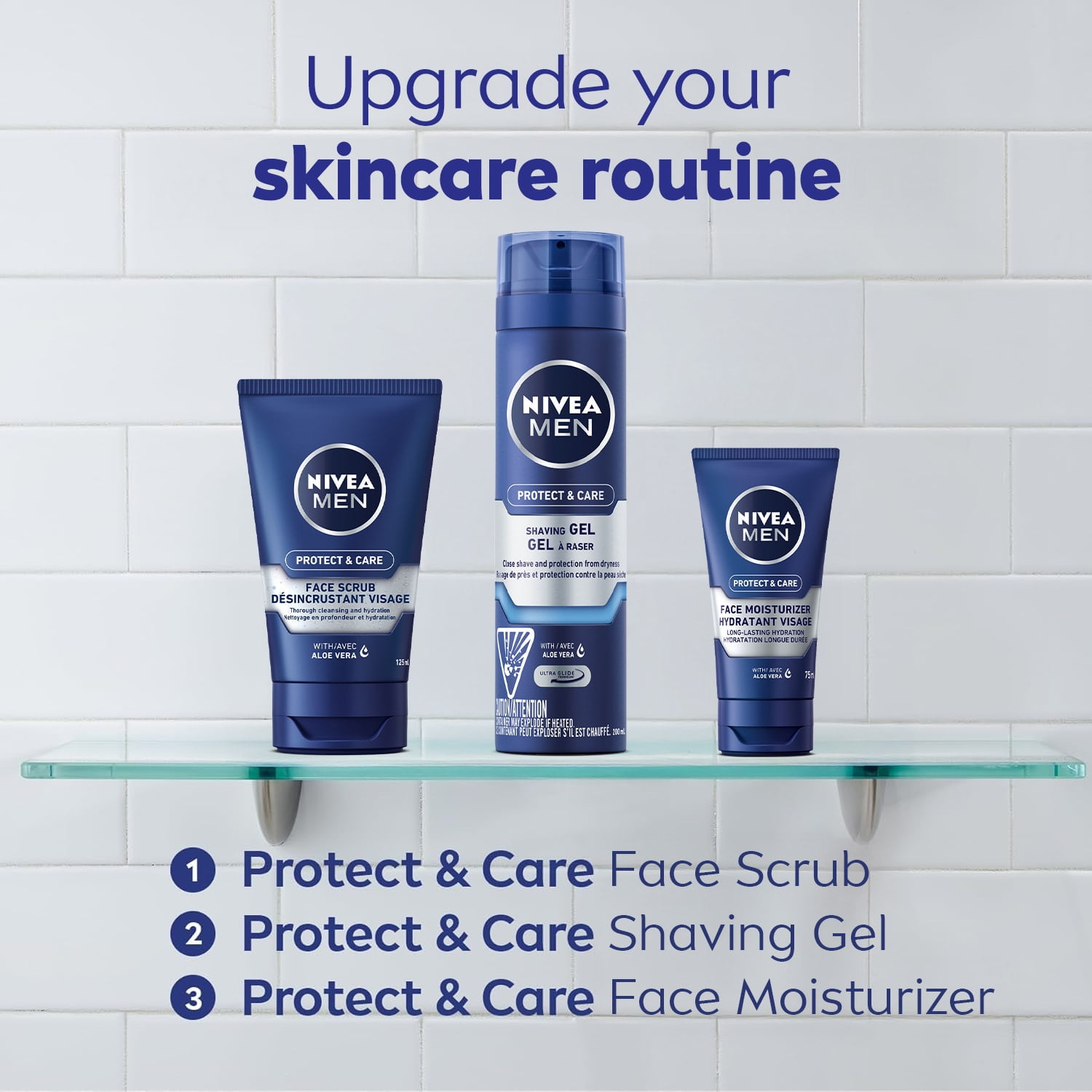 NIVEA MEN Protect & Care Exfoliating Face Scrub