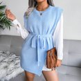thumbnail image 1 of Mode Femmes Décontracté Bretelles Gilet Sans Manches Robe Tricotée, 1 of 5