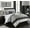 Gray-1, variant on Lanco 200 Thread Count 7 Piece Comforter Sets, California King with Bed Skirt, Shams, Decorative Pillows