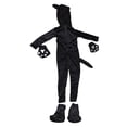 thumbnail image 2 of LIIPEE Kids Black Cat Costumes Boys Girls Unisex Cute Cozy Party Dress Up Clothes 3 Piece,8-10 Years, 2 of 6