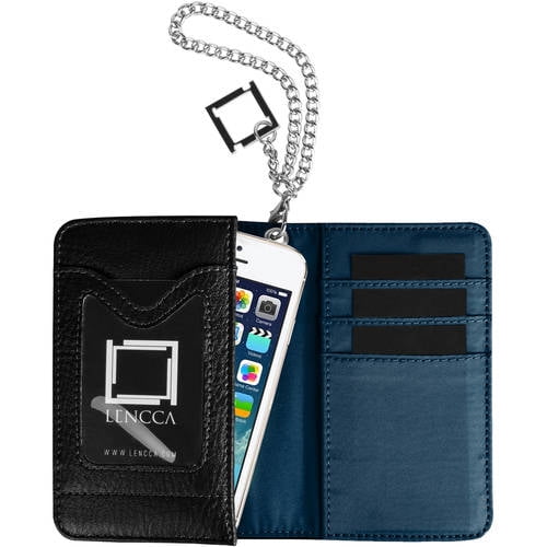 LENCCA Kymira II Women's Universal Protection Wallet Case with Wristlet Strap, Fits Phones up to 5"