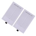 thumbnail image 1 of LAICAIW 2pcs Scratch Pad List Refrigerator Weekly Planner Memo Pad for Planning Groceries Student Portable, 1 of 7