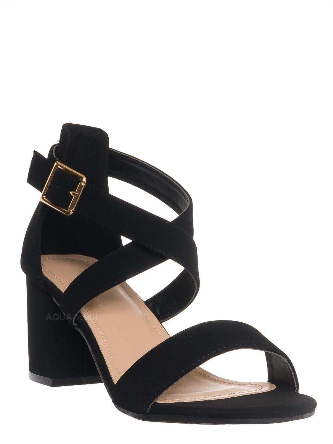 Block Heel Cross Strap Sandal Women Strappy Dress Ghana Ubuy