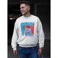 thumbnail image 2 of Chillin' ICEE Trendy Drink - Retro Beverage Graphic Men's Sweatshirt, 2 of 4