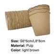 thumbnail image 3 of 20Pcs Plant Peat Pots Eco-friendly  Paper Household Nursery Cup, 3 of 8
