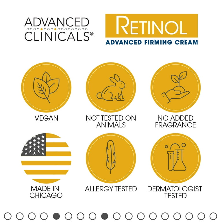 Advanced Clinicals Retinol Body Lotion, Face Lotion & Body Cream