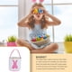 thumbnail image 4 of Wosthever Bolsa de conejito Gran capacidad Resistencia al desgaste Conveniencia Aspecto lindo Cubos de vacaciones Suministros para niños Bolsas Almacenamiento y organización del hogar cola rosa, 4 of 6