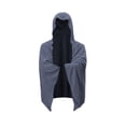 thumbnail image 2 of Dark Grey Hooded Beach Towel, Changing Poncho, Quick Dry Towels for Beach, Lightweight Beach Towel, 57X24 Inch Fast Absorbing Sun Shading Cape for Pool, Beach and Post-Workout Use, 2 of 5