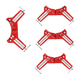 thumbnail image 1 of Set Prensa Bloosom  Esquinera Carpinteria 90 Grados Herreria Metal 4pcs Rojo, 1 of 4
