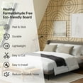 thumbnail image 4 of 4 Packs Acoustic Wall Panels - Self-Adhesive 3D Wood Slat Wall Panel- Peel and Stick Sound Absorbing Panels for Noise Reducing - Feature Wall Decor for Home & Office, 4 of 9