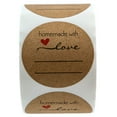 SBLABELS Homemade with Love 2 Inch Round Canning Labels with Lines ...