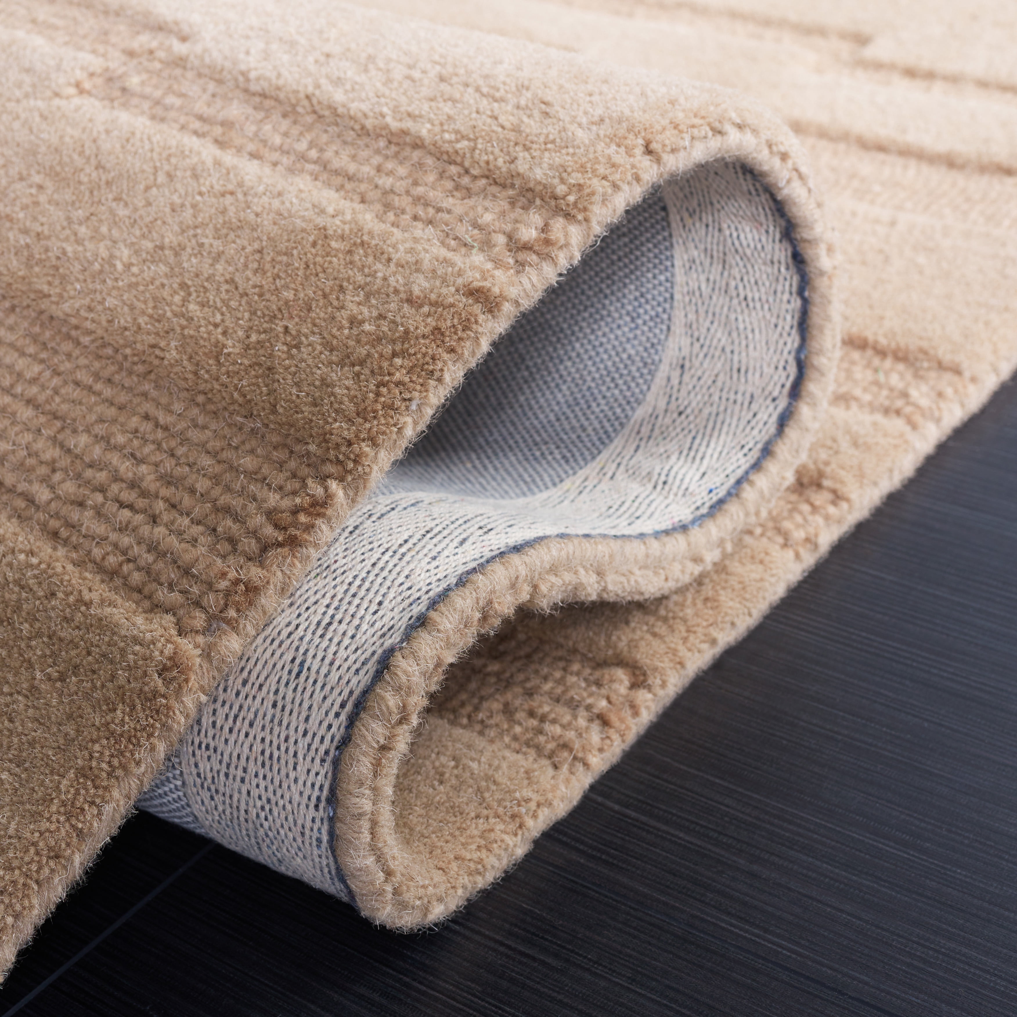 SAFAVIEH Chatham Emory Solid Area Rug, Taupe, 4' x 6'