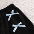 thumbnail image 6 of SGMVNU Toddler Baby Girls Clothes Set, Short Sleeve Bowknot Top and Bows Shorts 2Pcs Spring Summer Outfit, Size 9-12 Months, qp1-Light Blue, 6 of 8