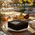 thumbnail image 3 of HornPro Black Disposable Napkin, 1 count, Cocktail, Paper, 3 of 6