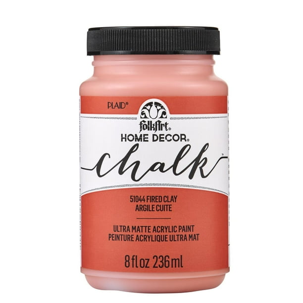 FolkArt Home Décor Chalk Acrylic Craft Paint, Fired Clay, Ultra Matte