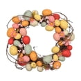 thumbnail image 2 of karymi Multicolor Plastic Easter Egg Wreath 13.77x13.77x2.36in Artificial Ring Door Hanging Wall Decor Party Scene Home Spring Celebration Womens Gifts Gift Ideas, 2 of 6