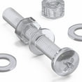 thumbnail image 4 of 20 x Transparent Clear Plastic Acrylic M8 x 60mm Nuts & Bolts -Acrylic Plastic Screws, (15/64 x 2-23/64 in), 4 of 10