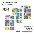 thumbnail image 2 of Loteria Mexicana Pokemon Imprimible 4x4 15 Cartas Y Baraja, 2 of 4