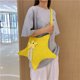 thumbnail image 4 of Bolsa De Hombro Bolso de hombro de estrella Bolso de viaje de lona Bolso bandolera de gran capacidad con borlas (Amarillo), 4 of 8