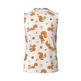 thumbnail image 6 of Picia Cute Squirrel Fall mens Cotton Tank Undershirts , Moisture-wicking Ribbed Tanks, Lightweight Cotton Tank Undershirts-Medium, 6 of 8