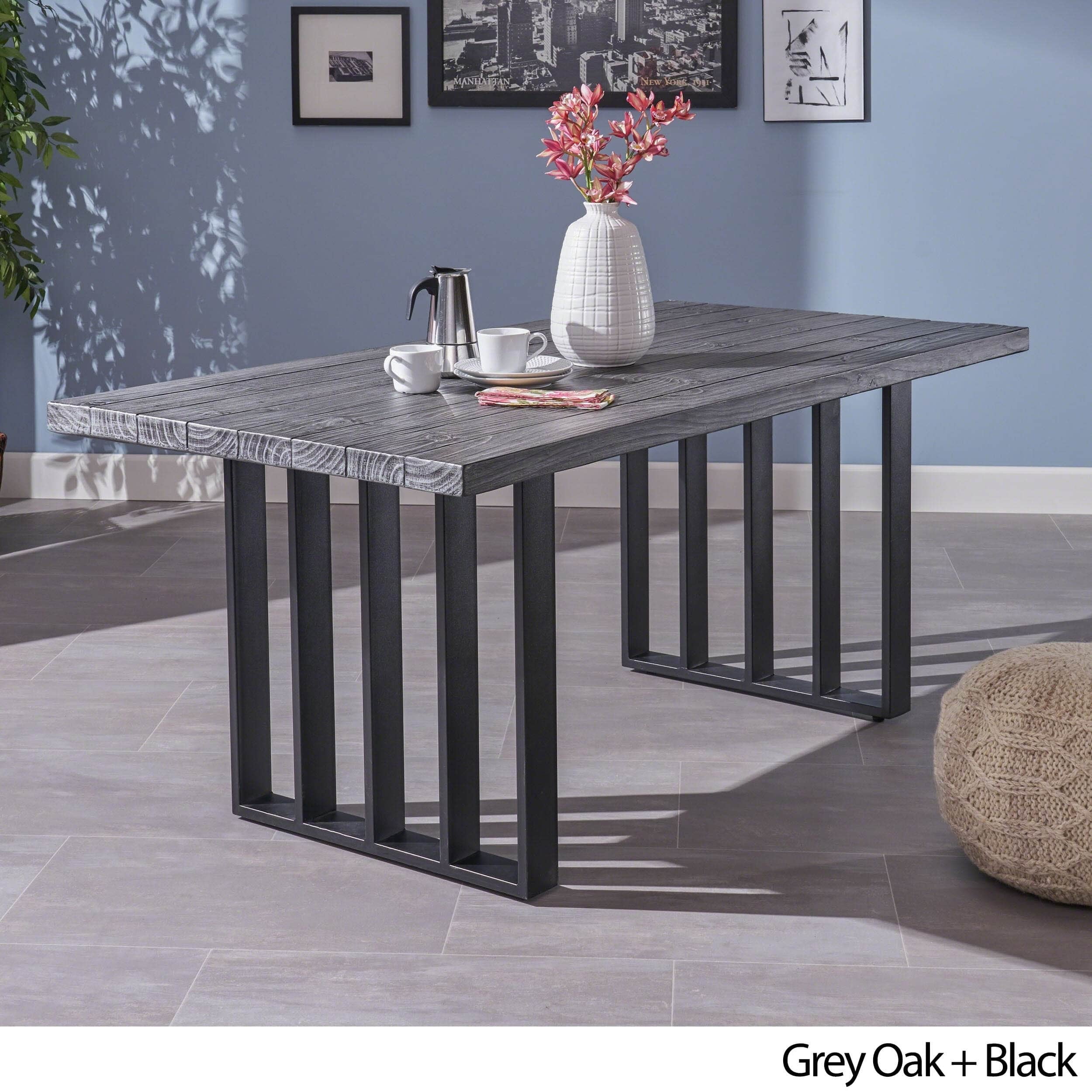 Christopher Knight Home Jayden Farmhouse Rectangle Light Weight