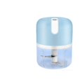thumbnail image 1 of Procesador de alimentos eléctrico, mini picadora de alimentos de 45 W para verduras, ensalada de frutas, cebolla, ajo, molinillo de carne de grado alimenticio azul Feliz Sencillez, 1 of 2