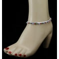 thumbnail image 2 of Banithani Silvertone New Traditional Indian Wedding Party Wear Anklet Jewellery, 2 of 4