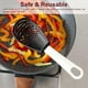 thumbnail image 4 of Cucharas de cocina Cucharas resistentes al calor Triturador de ajo Alimentos Agua Aceite Drenaje de jugo Herramientas de molienda Utensilios de cocina Negro 2 piezas sidaley HA009224-02, 4 of 6