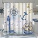thumbnail image 1 of Cortina de Ducha Sailing Náutica 180 x 200 cm de Tela de poliéster Resistente al Moho, 1 of 5