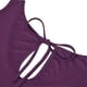 thumbnail image 5 of Blusas con hombros descubiertos y cortes para mujer, blusas holgadas de verano, camisetas de manga corta con estampado de murciélago, camisetas casuales holgadas con cuello redondo para, 5 of 5