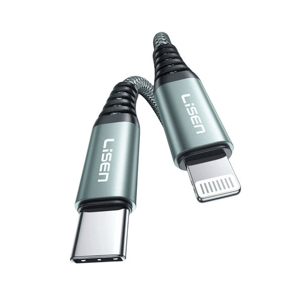 Cable Tipo C A Lightning Mfi 3m Lisen Gris Lisen S-O_03915