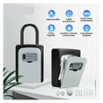 thumbnail image 2 of Password Lock Storage Box , Outdoor Weatherproof Wall Mount Metal Password Key Box Hanging Home Key Safe Box ,Easy Installation, 2 of 7