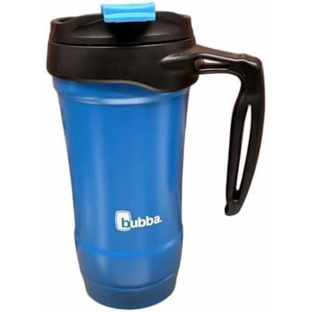 Bubba Hero Stainless Steel Travel Mug with Handle, 18 oz Tutti Fruity Blue