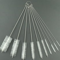 AURARMLET Drinking Straw Cleaner Brush White 10PCS/Set