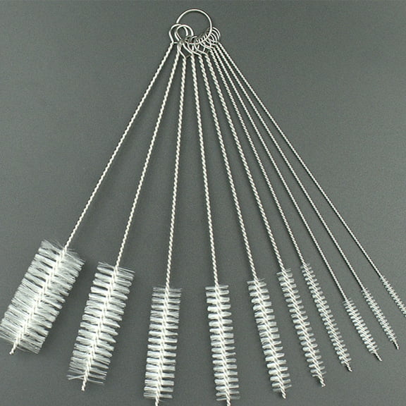 AURARMLET Drinking Straw Cleaner Brush White 10PCS/Set
