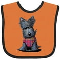thumbnail image 3 of Inktastic Scottie Dog in Plaid Boys or Girls Baby Bib, 3 of 4