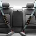 thumbnail image 2 of Chririnla Seat Belt Pad Waterproof Polyester Fabric, Compatible with, Suitable for Car, Black Gold Astrology Theme, 2 of 7