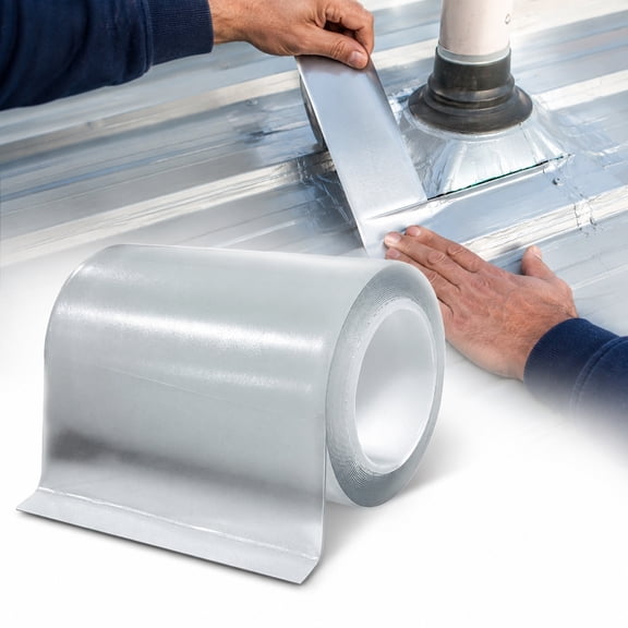 Waterproof Repair Tape,Clear Duct Tape for Fabric, Awning, RV Roof, Underbelly, Tarp, Tent, Sail and Boat Cover Outdoor Repair Patch, Heavy Duty, Multipurpose