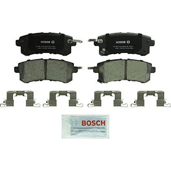 Bosch BC1510 QuietCast Premium Ceramic Disc Brake Pad Set For Infiniti: 2011-2013 QX56, 2014-2017 QX80; Nissan: 2017 Armada; Rear