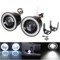 thumbnail image 1 of Faros antiniebla para coche de 2 piezas, Angel Eyes Halo, anillo redondo, faros LED, lámpara de conducción universal, 1 of 5