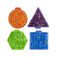 thumbnail image 2 of Sensory Toys for Kids – Geometric Shape Fidget Blocks Set with Ball, Triangle, Hexagon & Cube for Tactile Exploration, Hand-Eye Coordination & Early Learning – Ages 1-6, 2 of 7