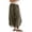 Army Green#1, variant on Women's Cropped Lace-Hem Pants High Waisted Drawstring Wide Leg Pants Casual Lightweight Trousers with Pockets(Camel,XL)